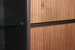 Madia Living System Design by Novamobili in Laccato Grigio Scontata Offerta Outlet