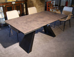 Tavolo da pranzo allungabile Alai Schuller nero 160-240 cm prezzo scontato outlet