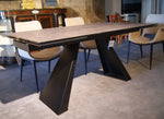 Tavolo da pranzo allungabile Alai Schuller nero 160-240 cm prezzo scontato outlet