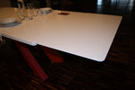 Tavolo "Big table" By Bonaldo in legno laccato bianco