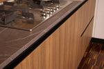 Cucina angolare Kalì By Arredo 3 in laminato noce completa prezzo Outlet Scontata