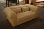 Divano 2 posti Piccadilly By Valdichienti in pelle Prezzo scontato Outlet