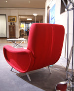Poltrona Lady rossa di Marco Zanuso per Arflex, 1951 prezzo offerta scontata
