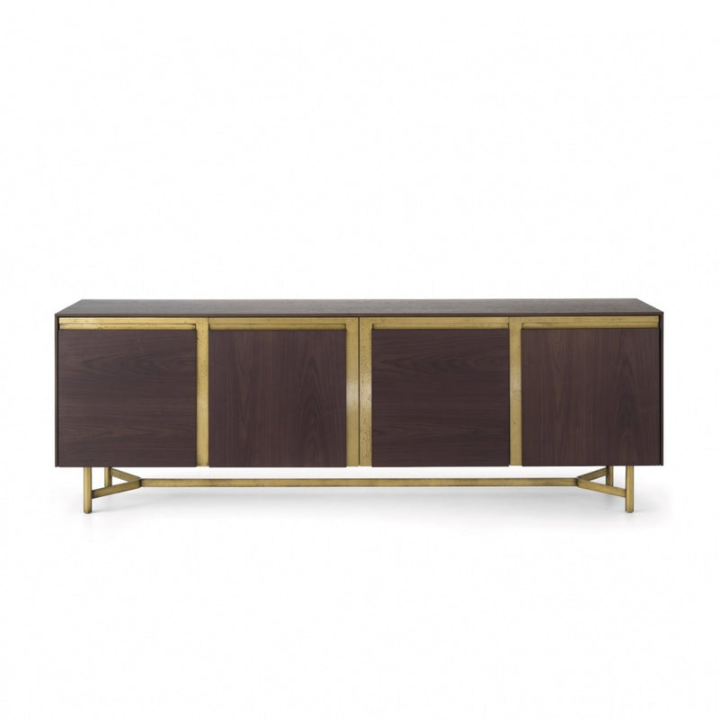 Credenza "CLIK" By Arte Brotto a quattro ante con intarsio Prezzo Scontato
