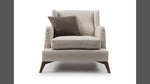 Poltrona "680 Class" By Vibieffe in tessuto lino in Offerta Outlet Scontata