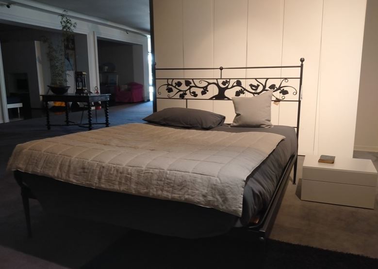 Letto matrimoniale "Albero della vita" By Caporali in pieno ferro soffiato