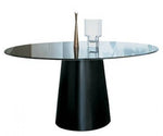Tavolo fisso "Totem" By Sovet in Cristallo laccato a prezzo ribassato Outlet
