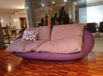 Divano di Design "Tangeri" By Giovannetti in tessuto viola in offerta Outlet